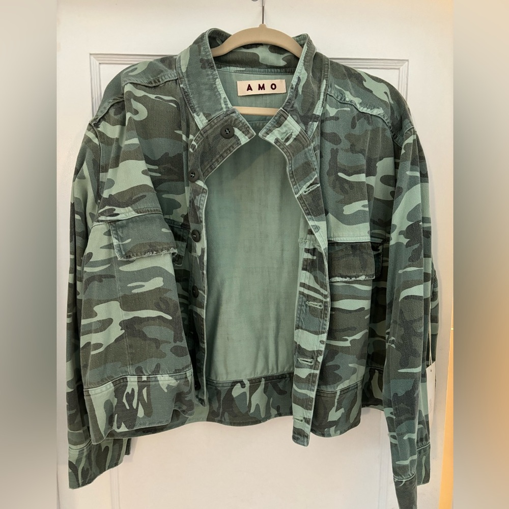 AMO Military Patch Jacket - M - NWT - Picture 4 of 8
